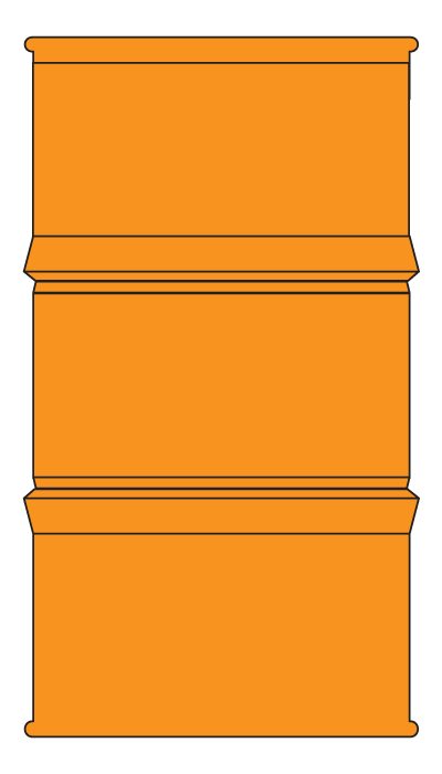 ISO fully open head steel drum without corrugation manufacturer in Malaysia